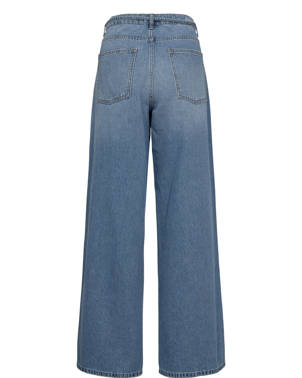 NUBROOKLYN HR WIDE JEANS - P3010 - Light Blue Denim