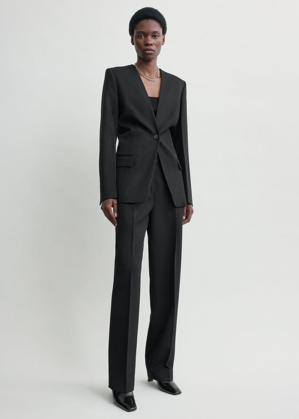 Slouch blazer black
