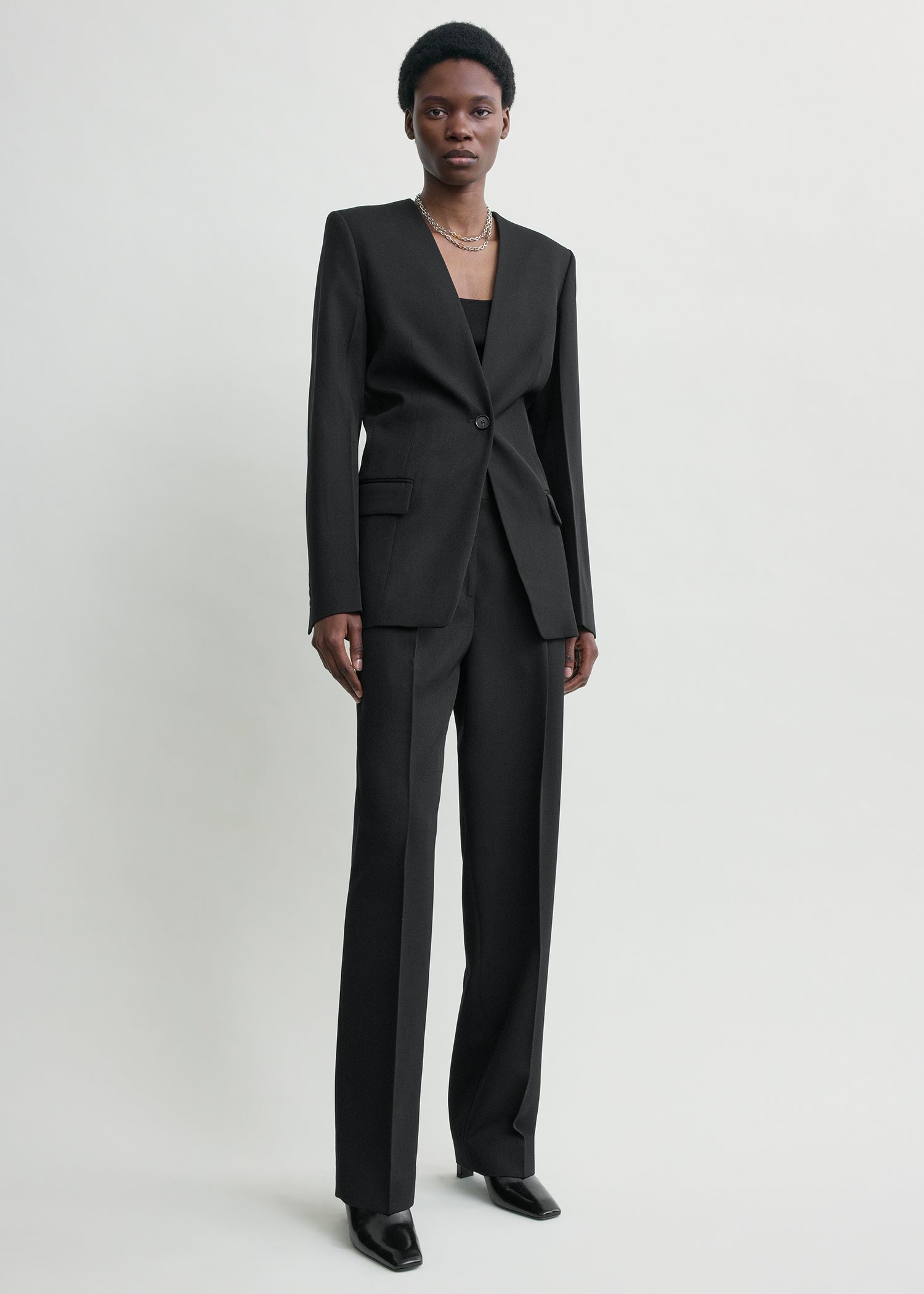 Slouch blazer black