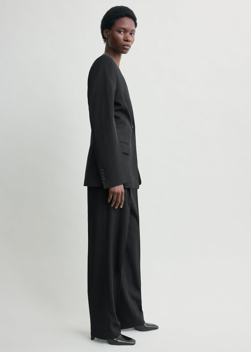 Slouch blazer black