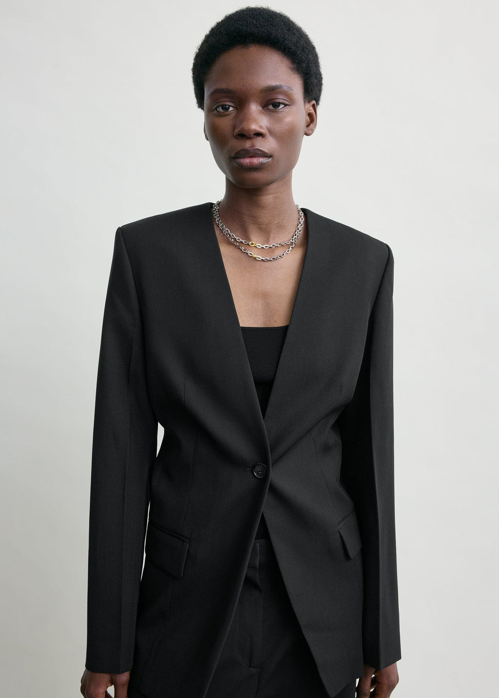 Slouch blazer black