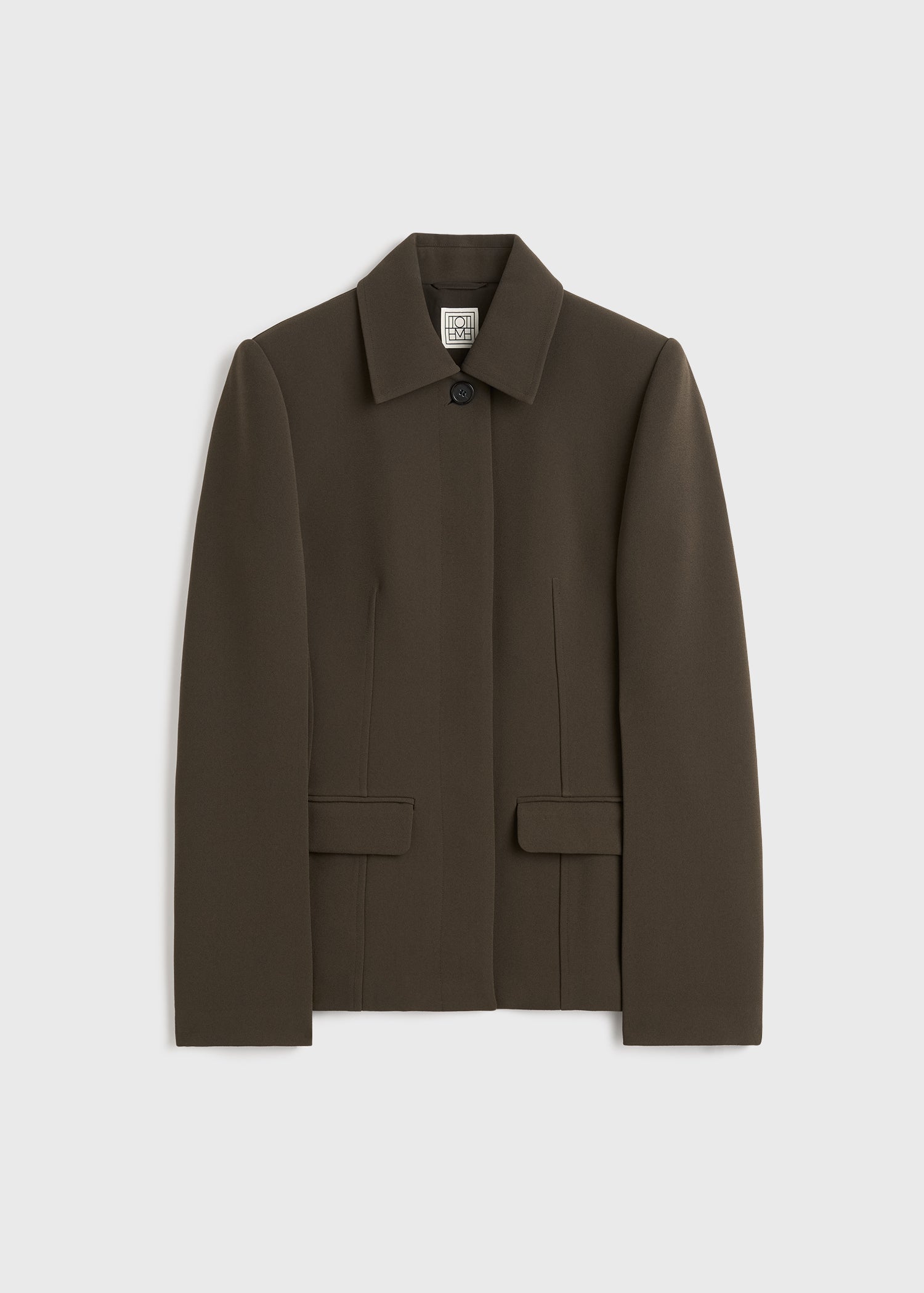 Cinched pocket jacket bark